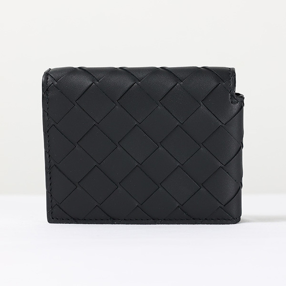 Bottega Veneta Bi-Fold Wallet Coin Purse Black - Picture 3 of 9